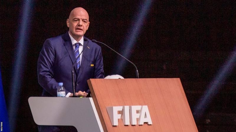 Gianni Infantino: Fifa president says ‘way more’ football is needed after re-election